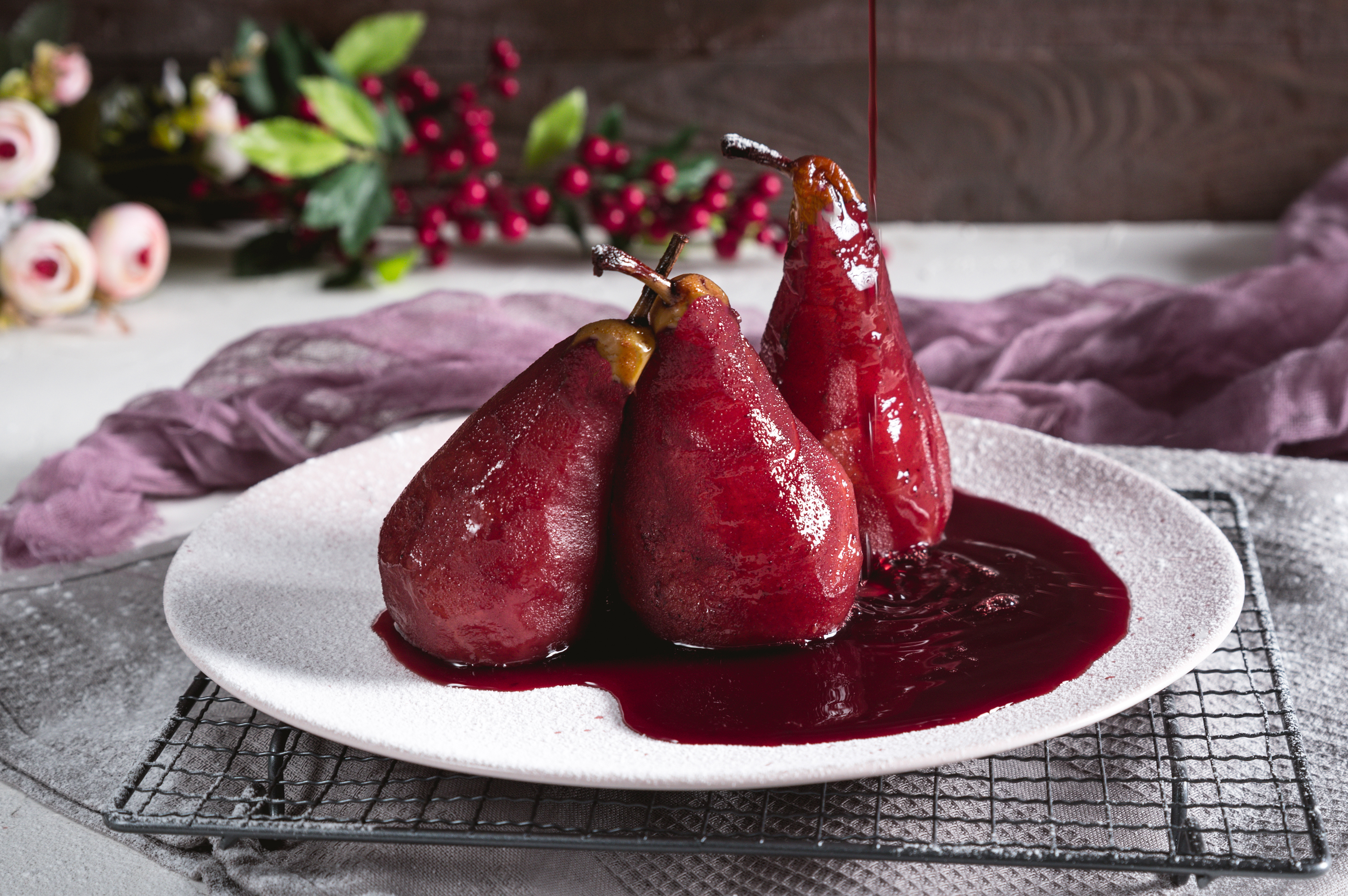 Poached Pears