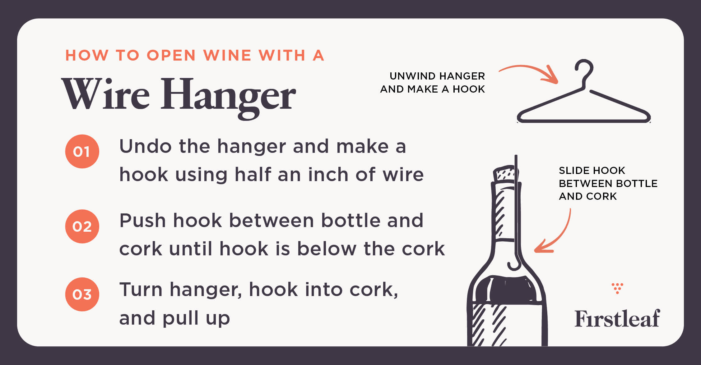 How to Open Wine with Wire Hanger