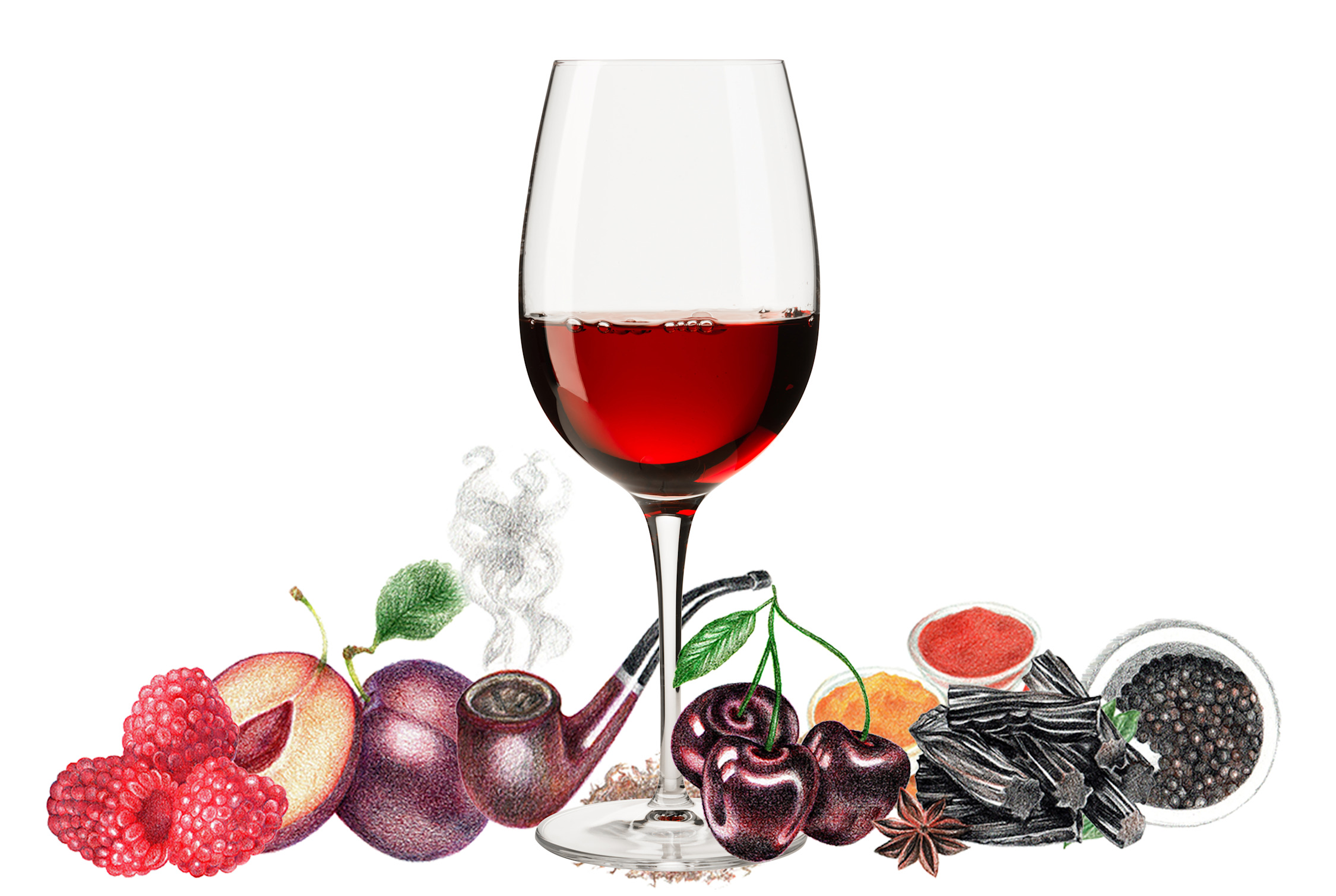 Typical flavors found in Zinfandel wines