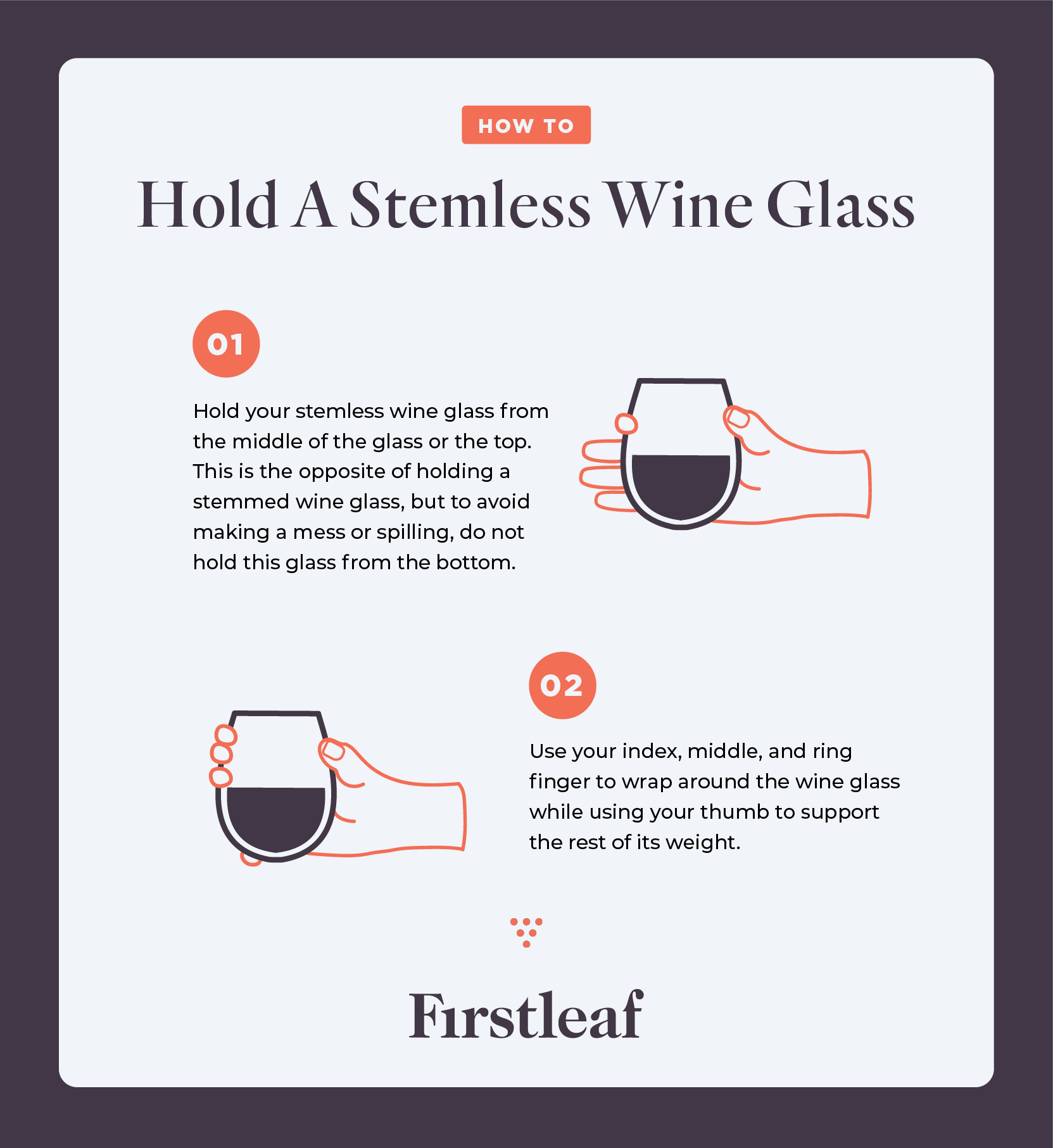 How To Hold A Stemless Wine Glass 