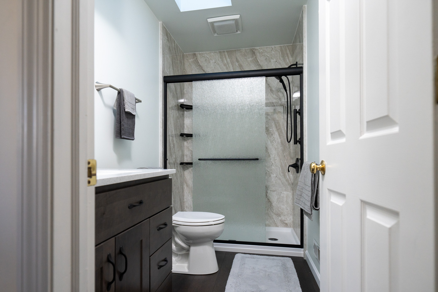 Luxury shower installation