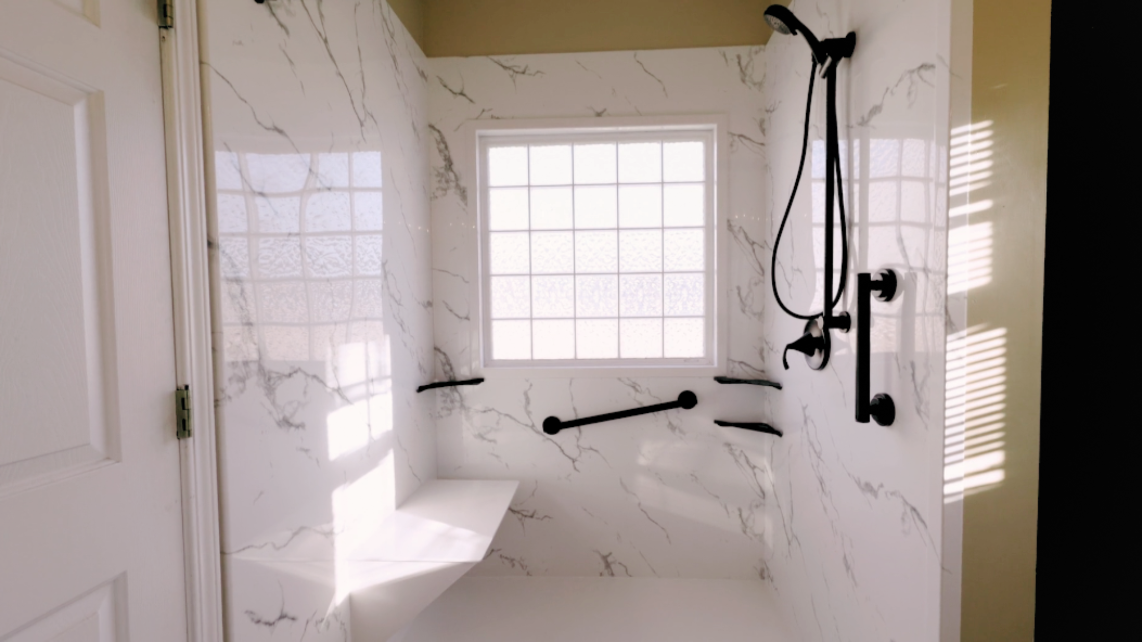accessible shower remodel