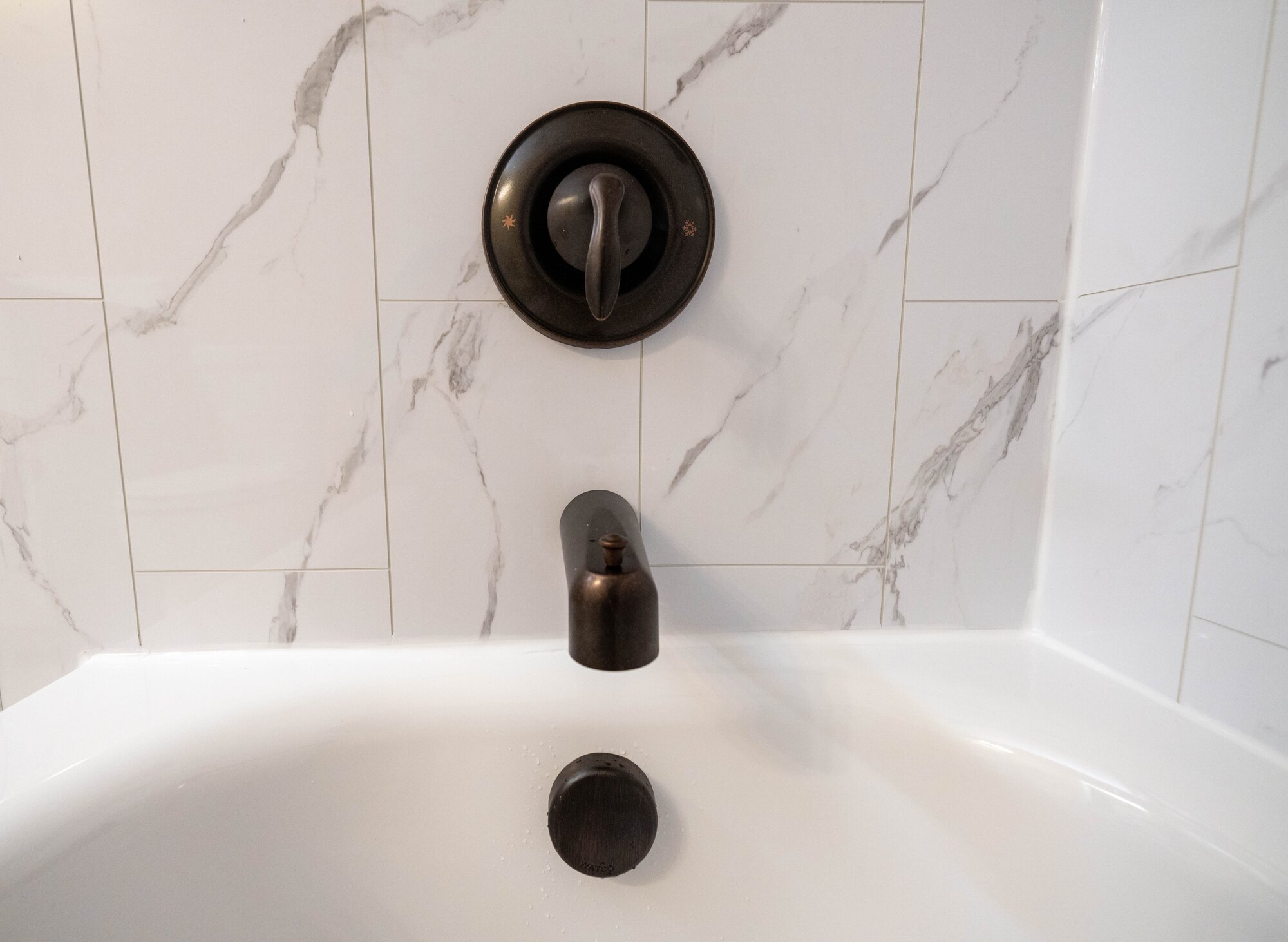 Custom walk-in shower installation