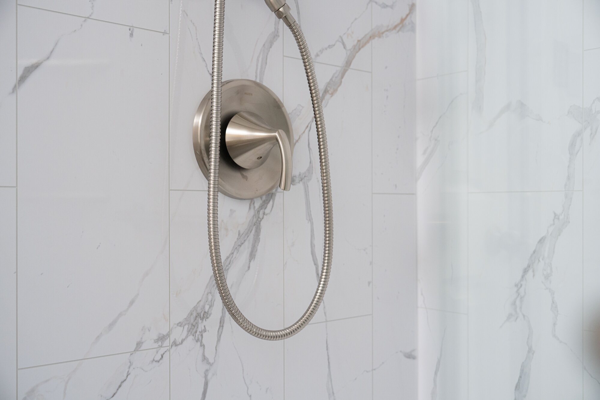Custom walk-in shower installation