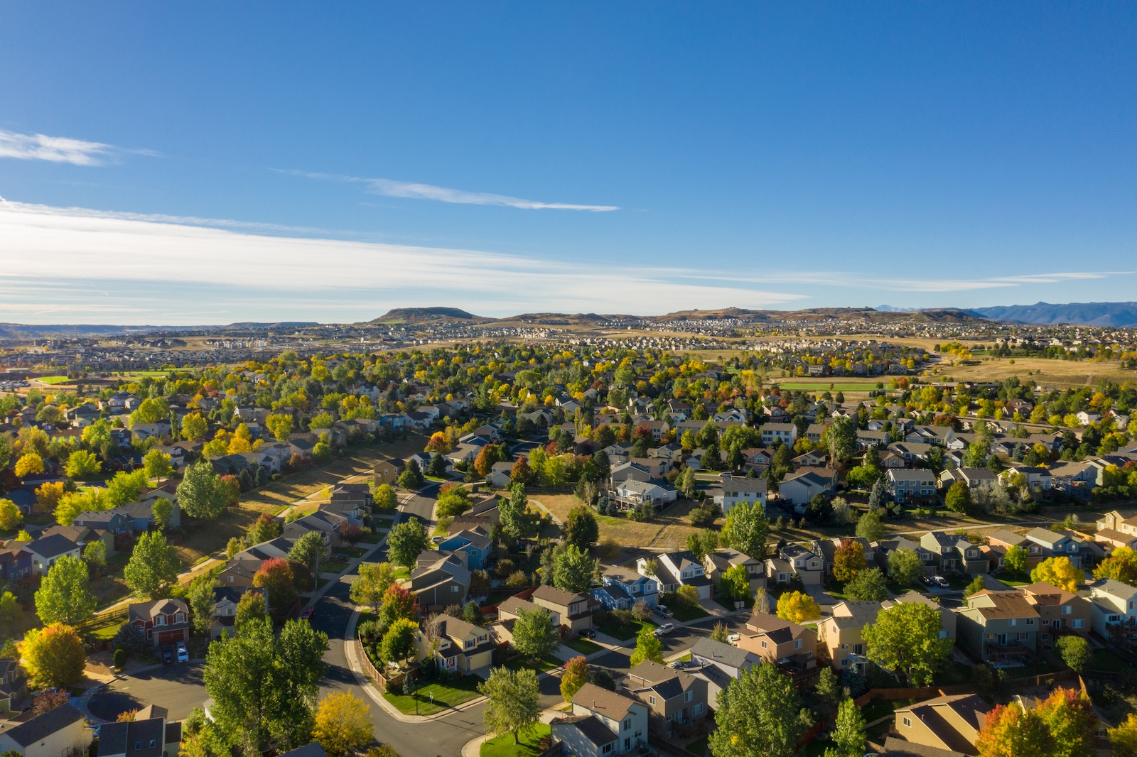 Centennial Colorado skyline