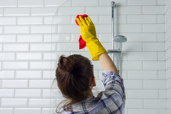 How to clean a shower head