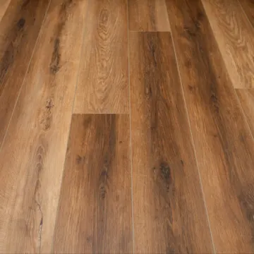 Luxury vinyl plank flooring in living room