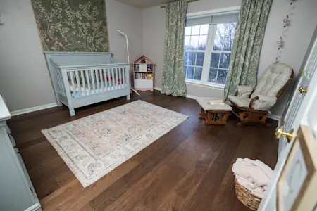 New LVP flooring in Cambridge Victorian home