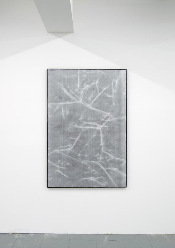 Kragelund grey white fibreglass wire canvas steel welded frame installation 