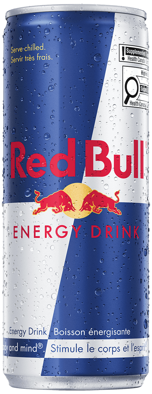 Packshot of Red Bull Energy Drink