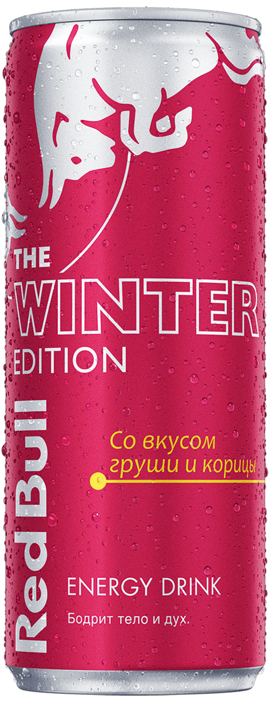 Red Bull Winter Edition со вкусом груши и корицы Red Bull