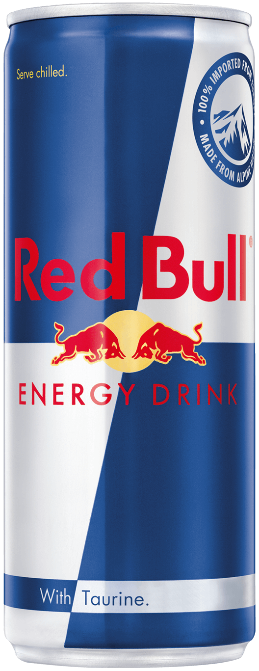 Packshot of Red Bull Energy Drink