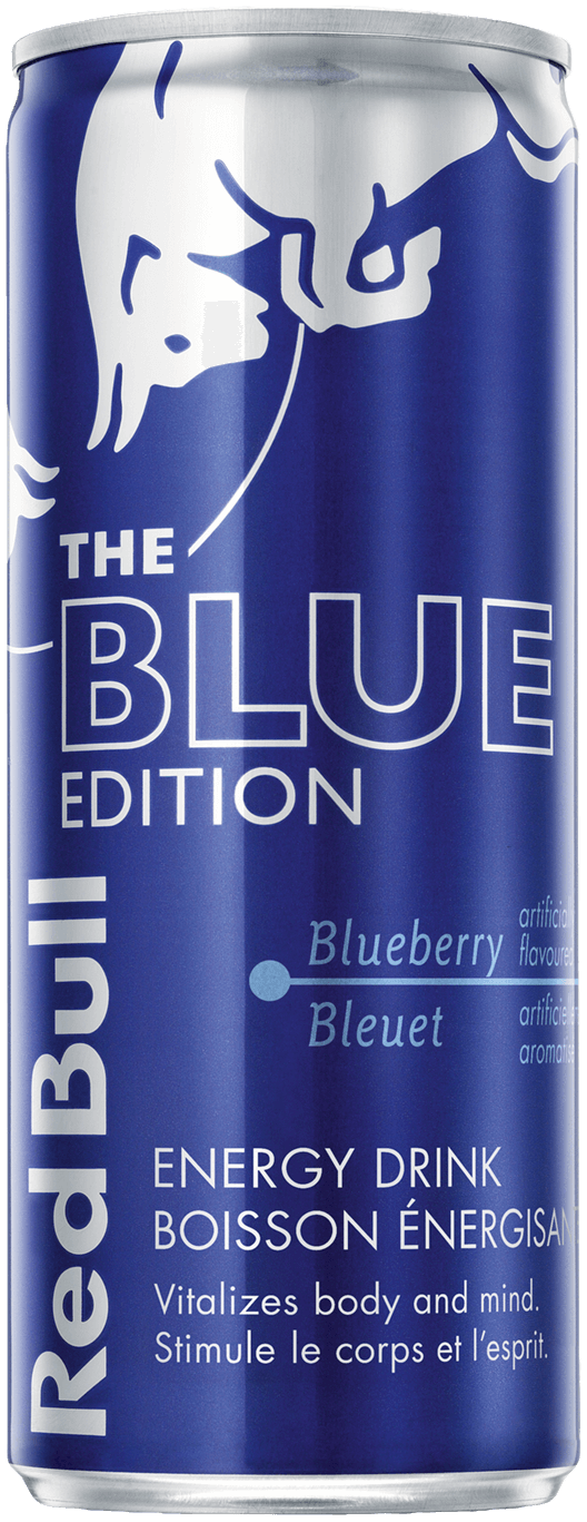 Packshot of Red Bull Blue Edition
