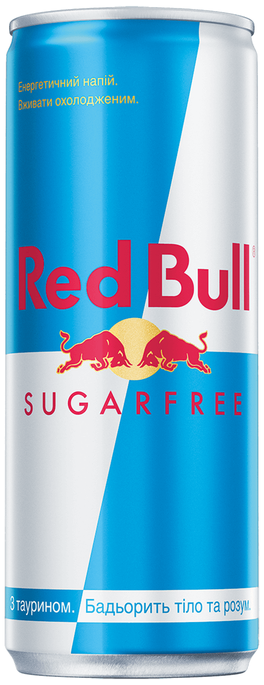 A can of Red Bull Sugarfree
