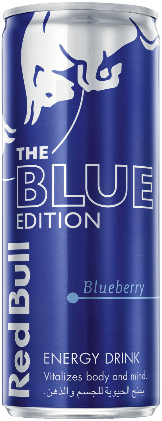 Packshot of Red Bull Blue Edition