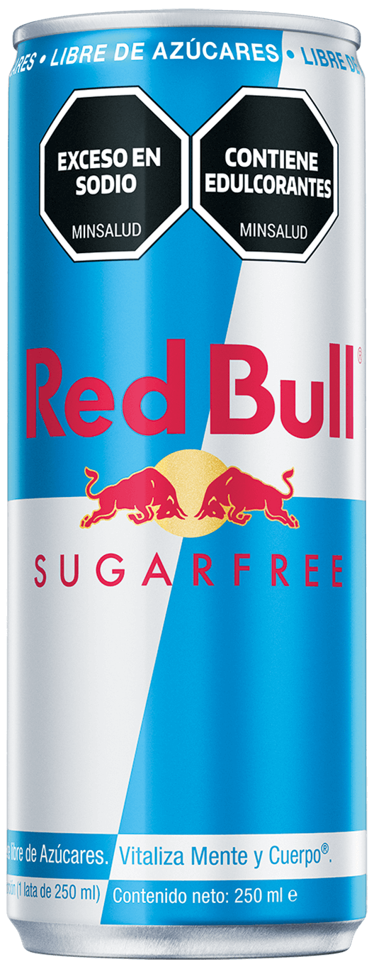 A can of Red Bull Sugarfree