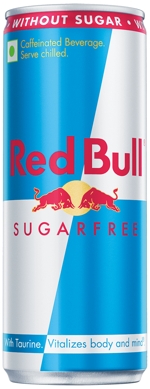 A can of Red Bull Sugarfree