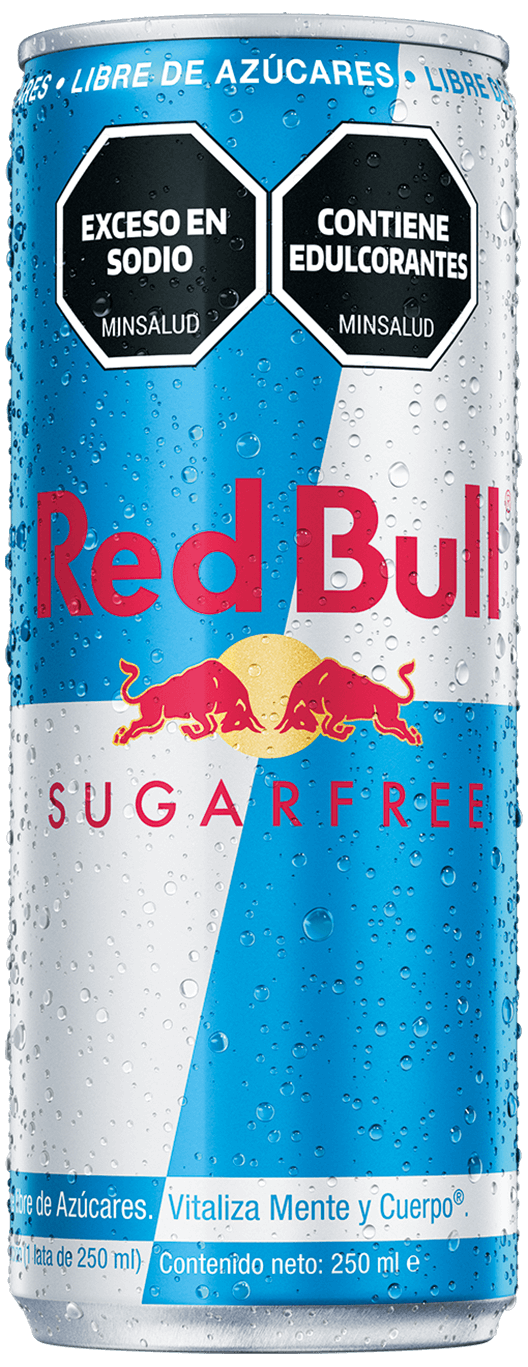 A can of Red Bull Sugarfree