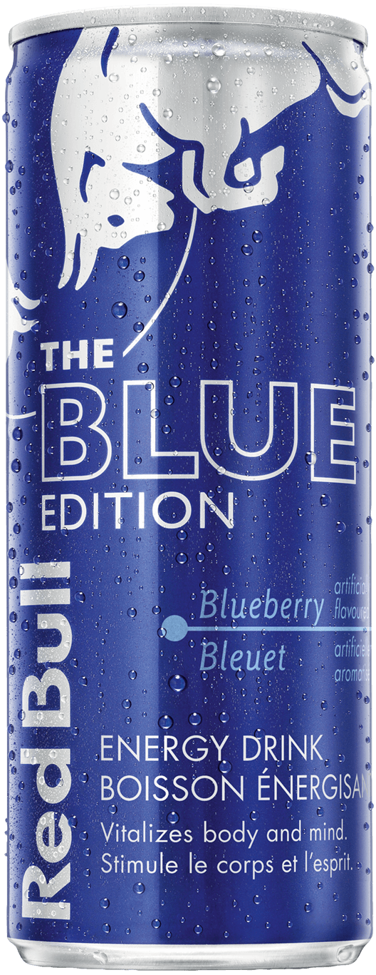 Packshot of Red Bull Blue Edition