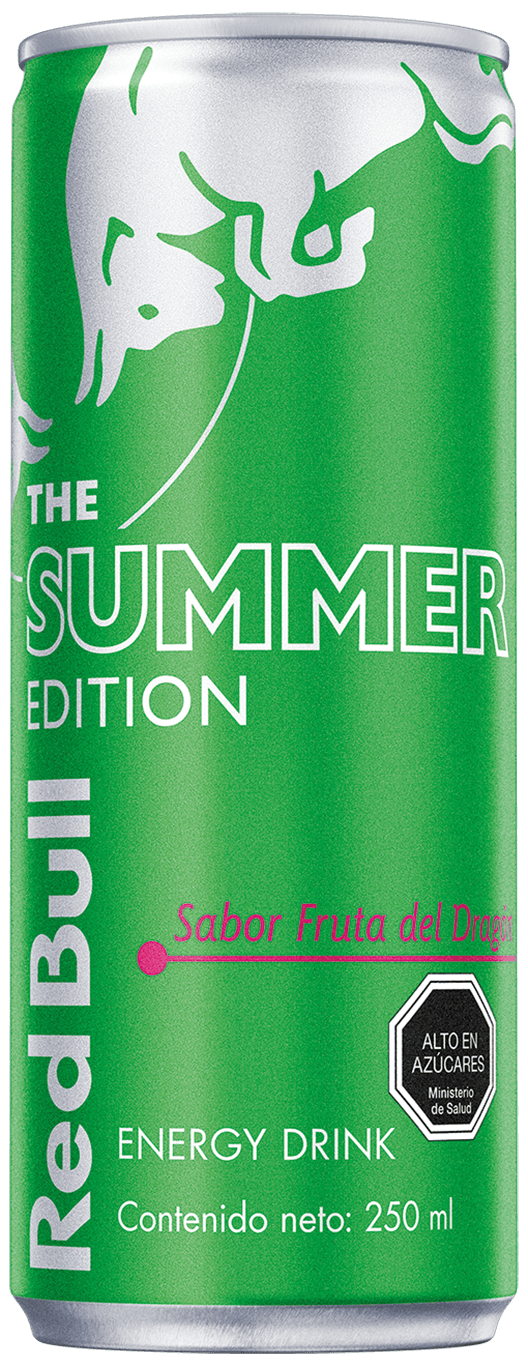 A can of Red Bull Summer Edition