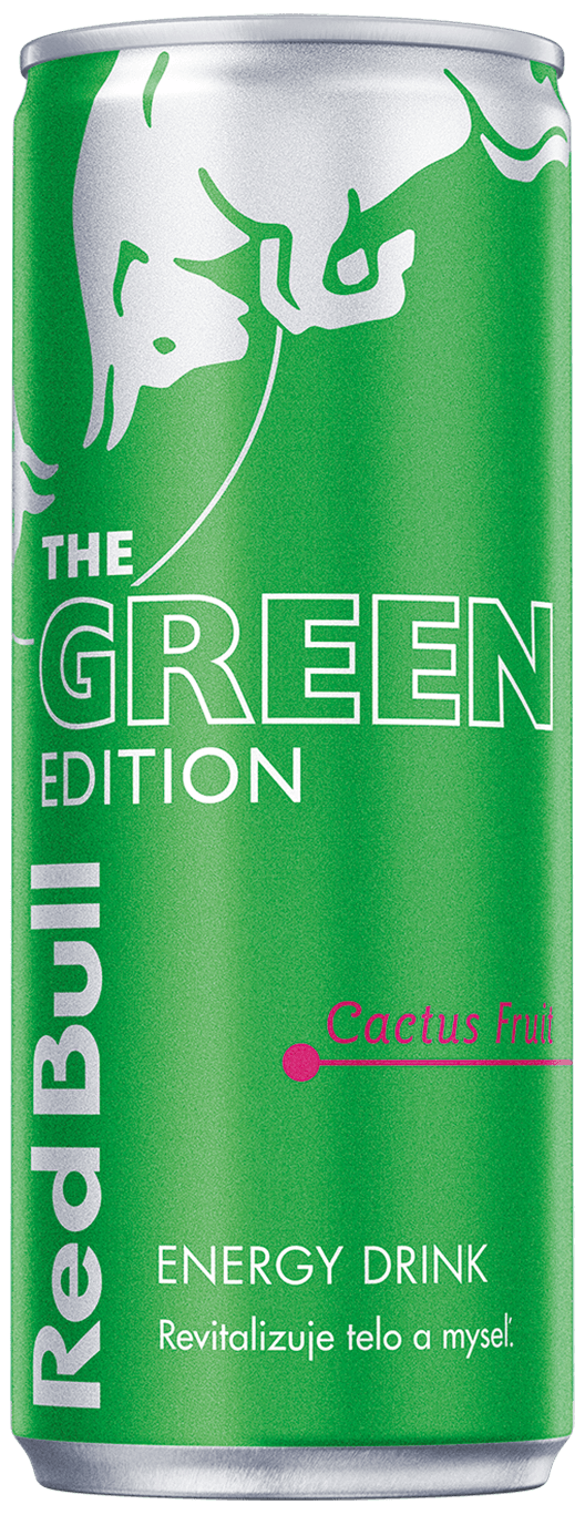 A can of Red Bull Green Edition