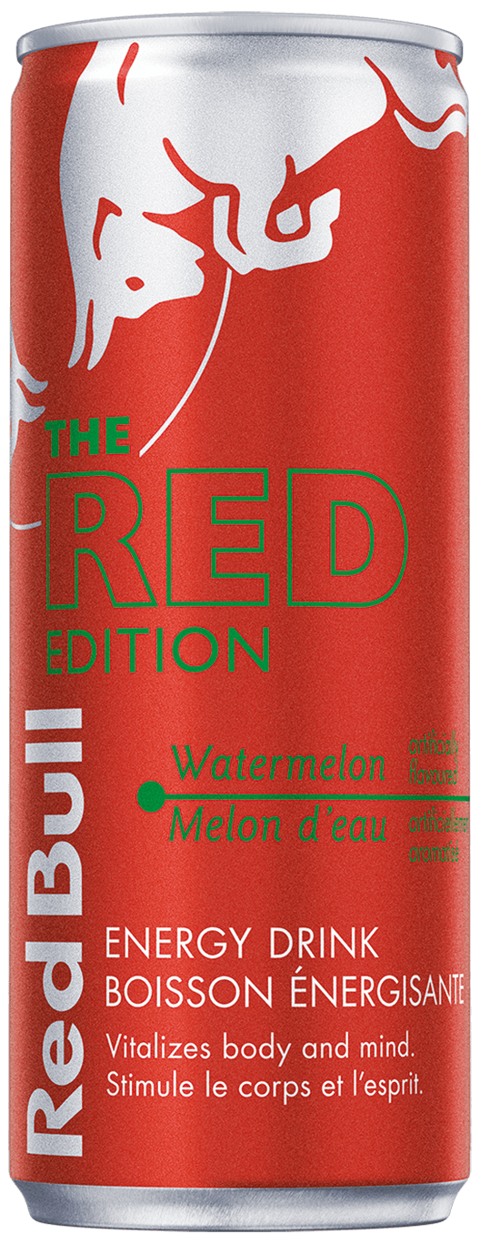 Packshot of Red Bull Red Edition Watermelon