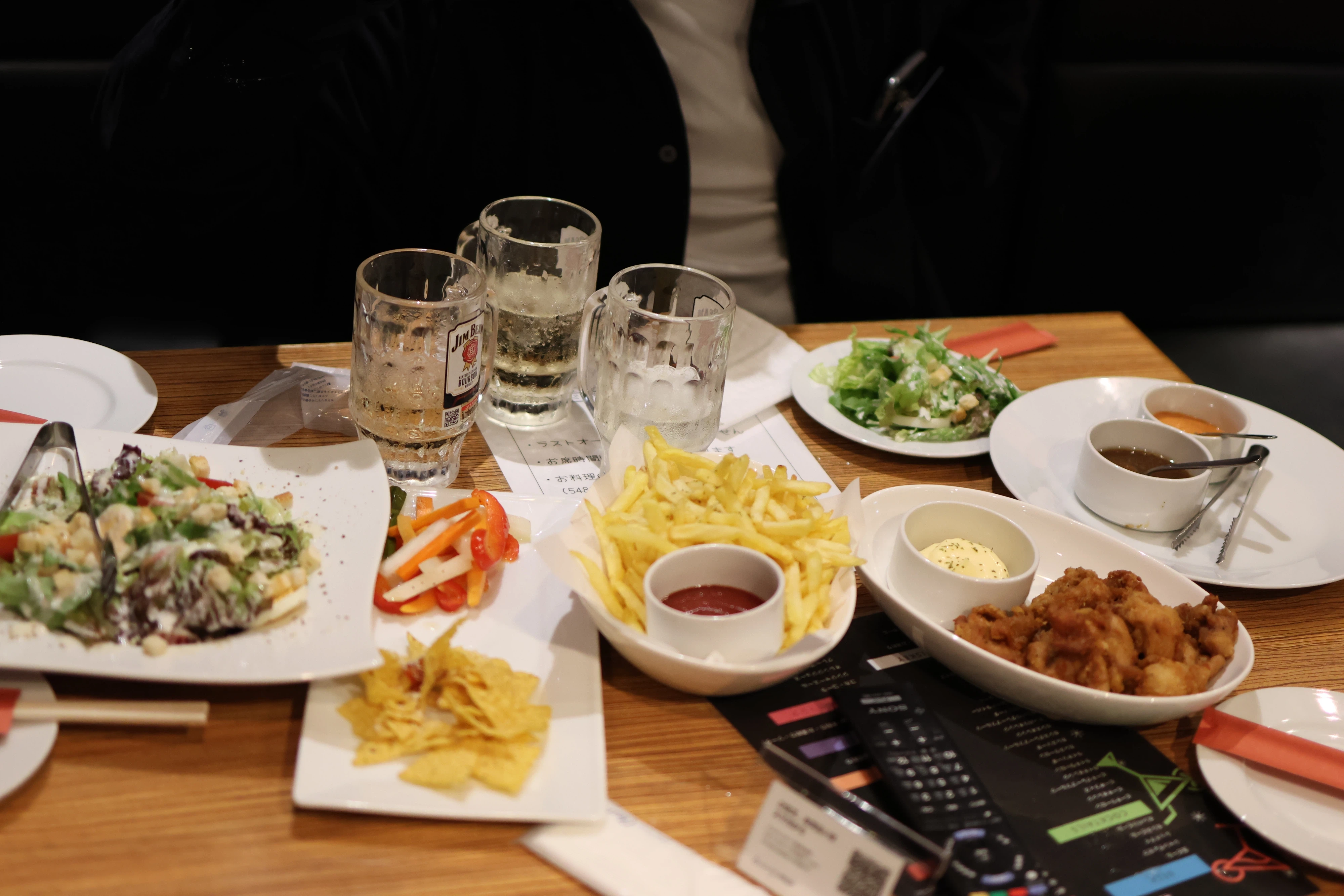 会場のご飯の写真