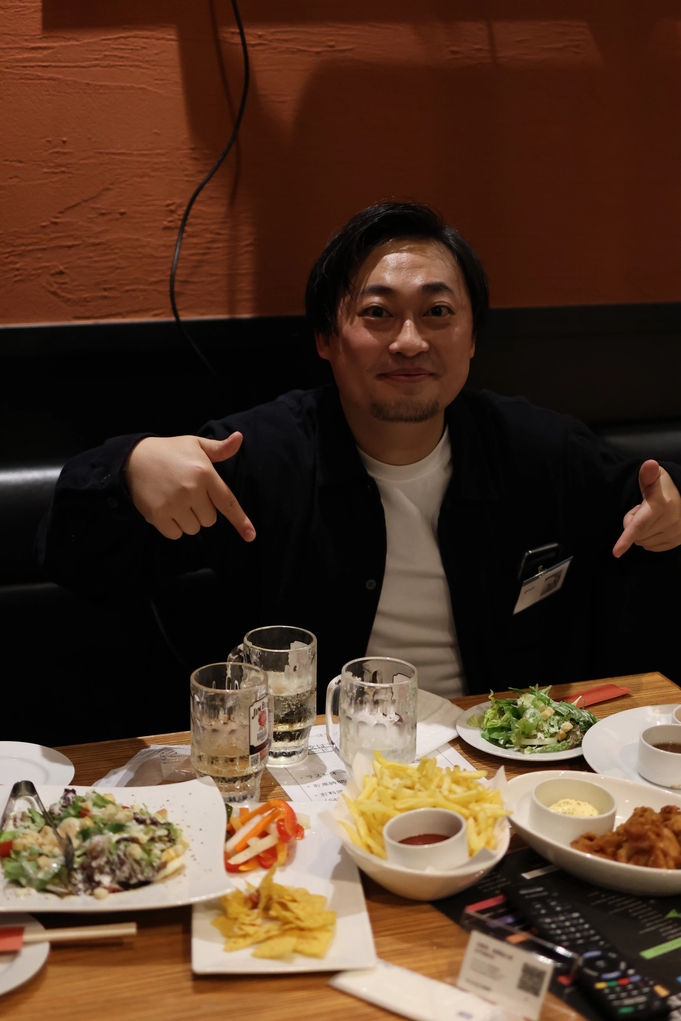 食べる暇がなかなか無い幹事のゴッシュさん