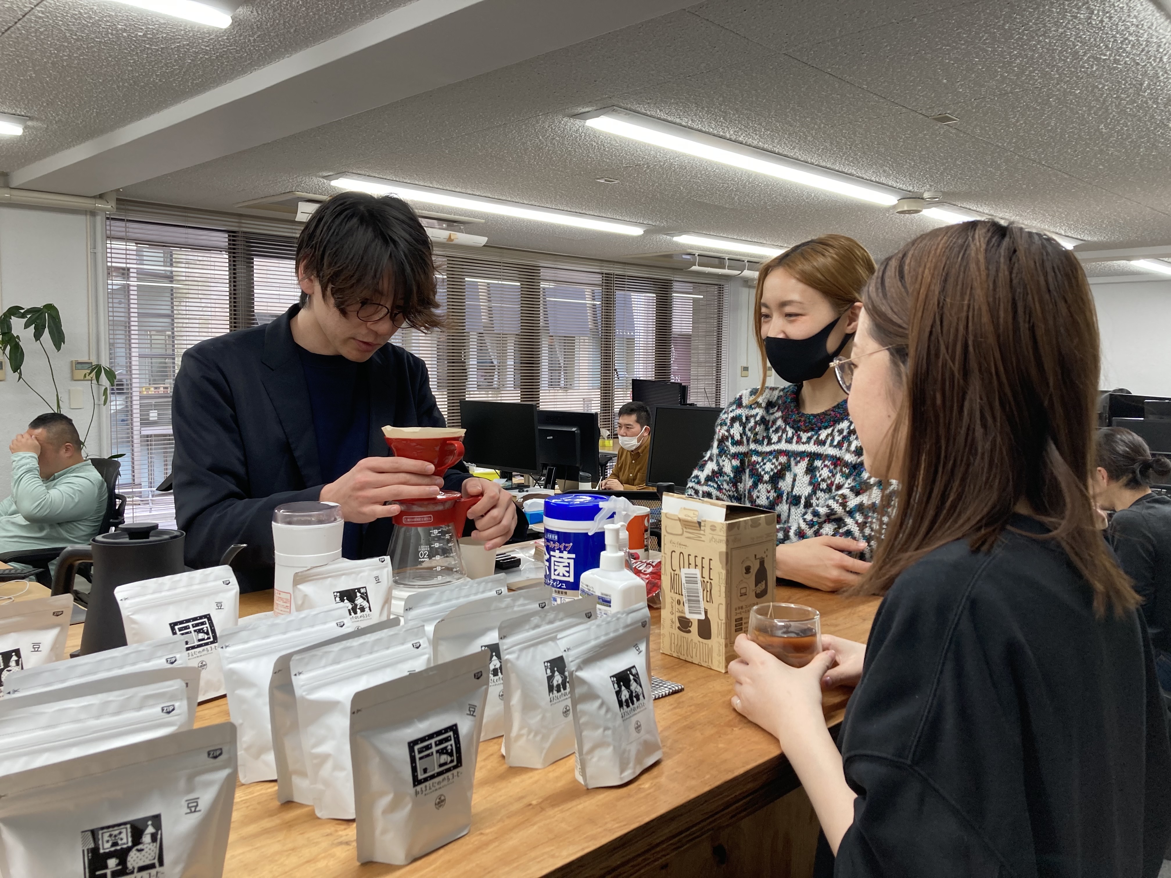 カラビナコーヒー試飲