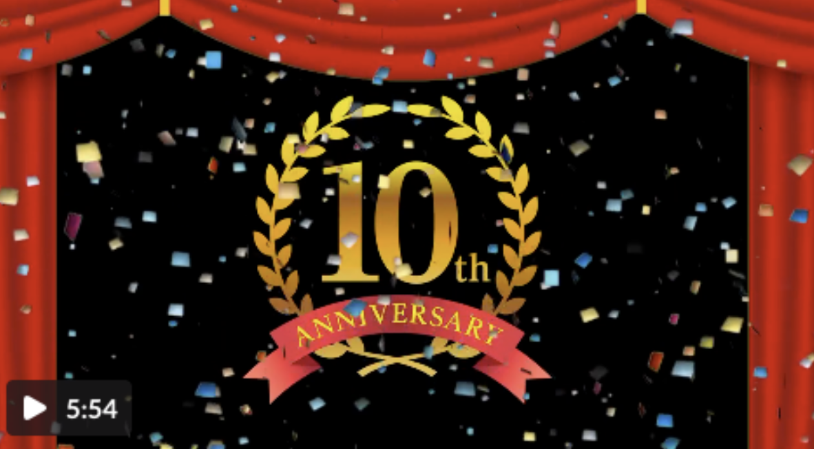 10周年記念動画のキャプチャ