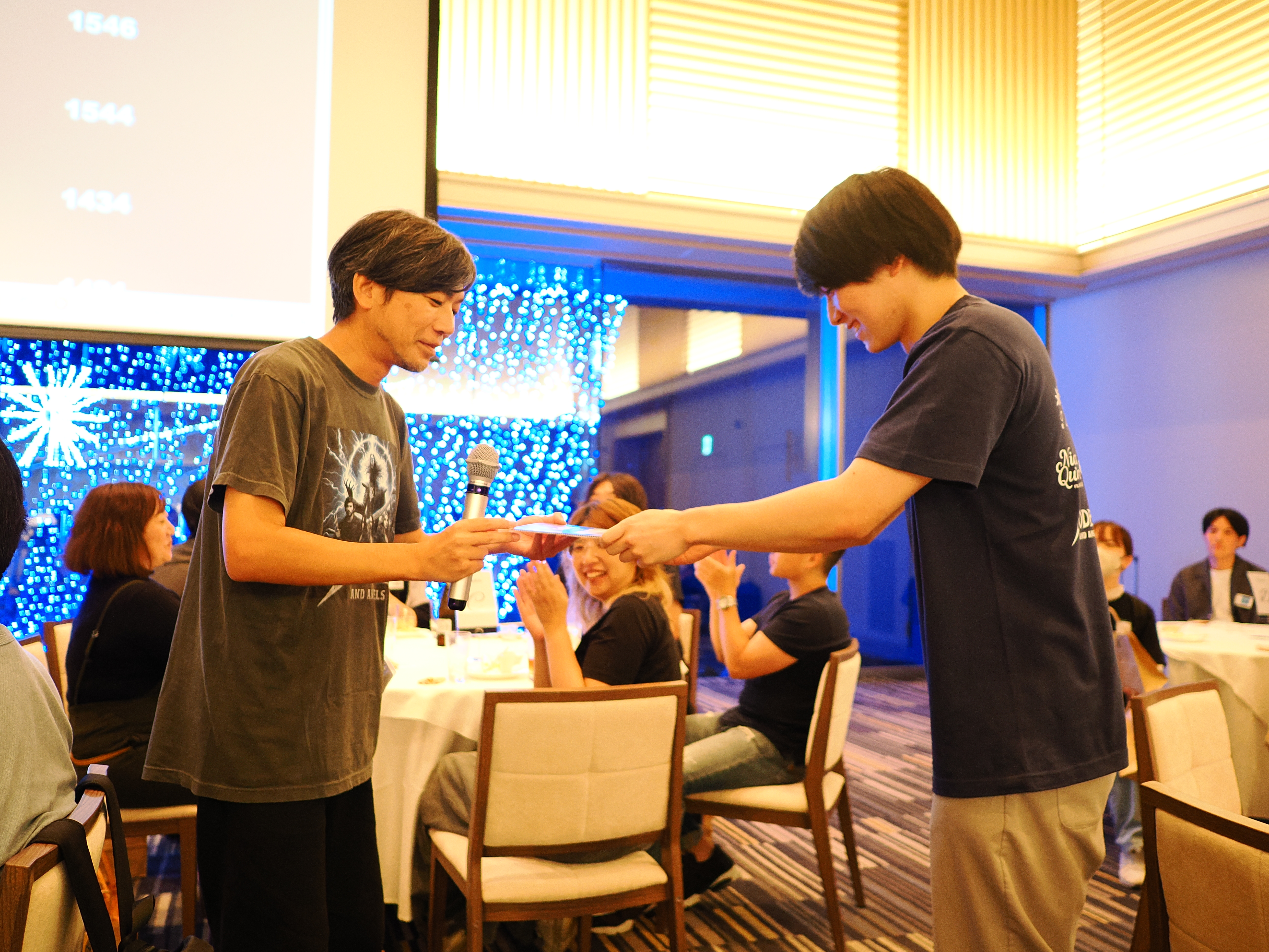 開発者であり、GODBEN賞1位のGODBENから2位のringoくんに贈られた賞金