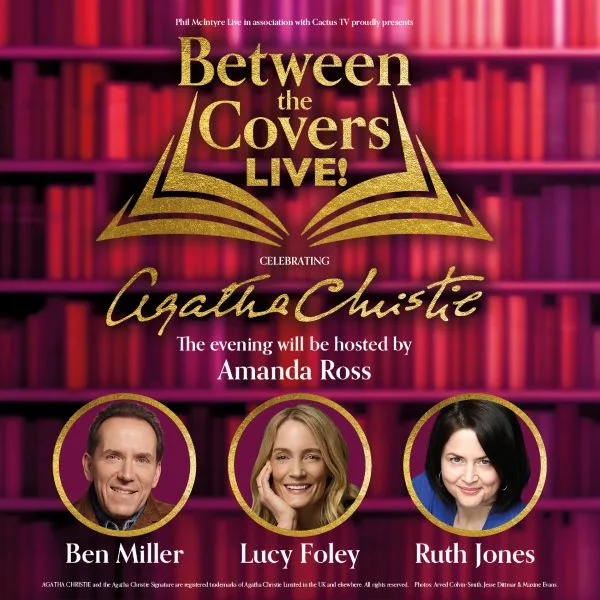 Event card thumbnail image for Between The Covers Live - Celebrating Agatha Christie 