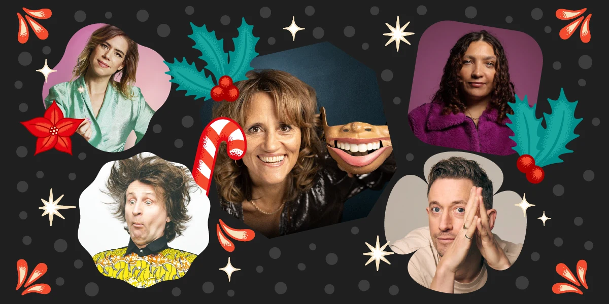 Hero image for Live At Christmas With Nina Conti, Milton Jones, Lou Sanders & More 