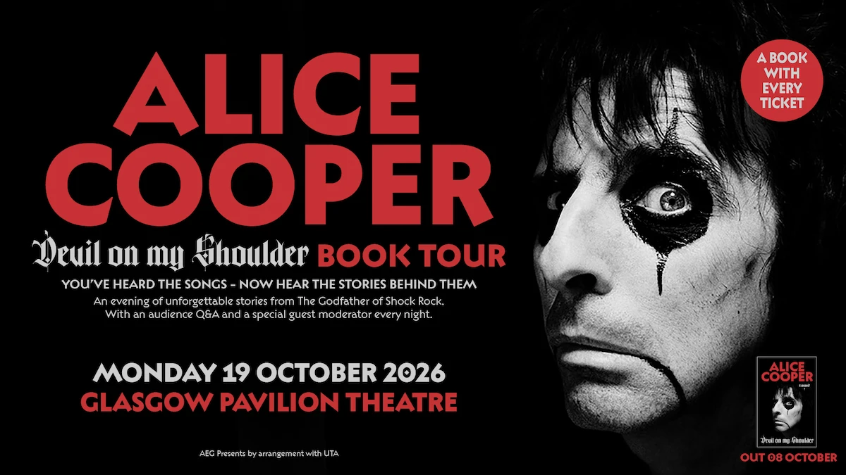 Hero image for Alice Cooper - Devil On My Shoulder Book Tour 