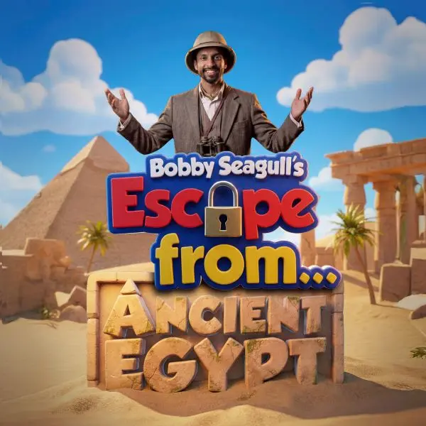 Hero image for Bobby Seagull's Escape From Ancient Egypt 