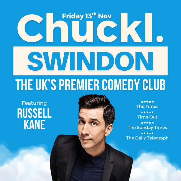 Hero image for Chuckl. Swindon With Headliner Russell Kane 
