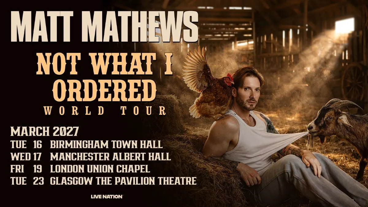 Hero image for Matt Mathews: Not What I Ordered World Tour