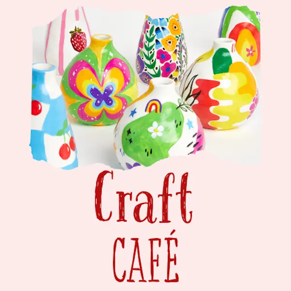 Event card thumbnail image for Craft Café: Paint Your Own Mini Vase