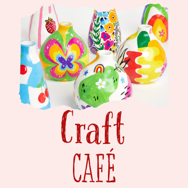 Hero image for Craft Café: Paint Your Own Mini Vase