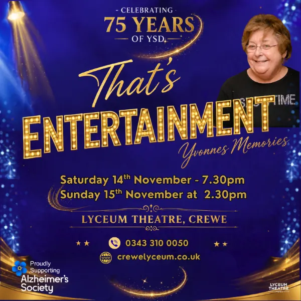 Event card thumbnail image for That's Entertainment (Yvonne's Memories) 