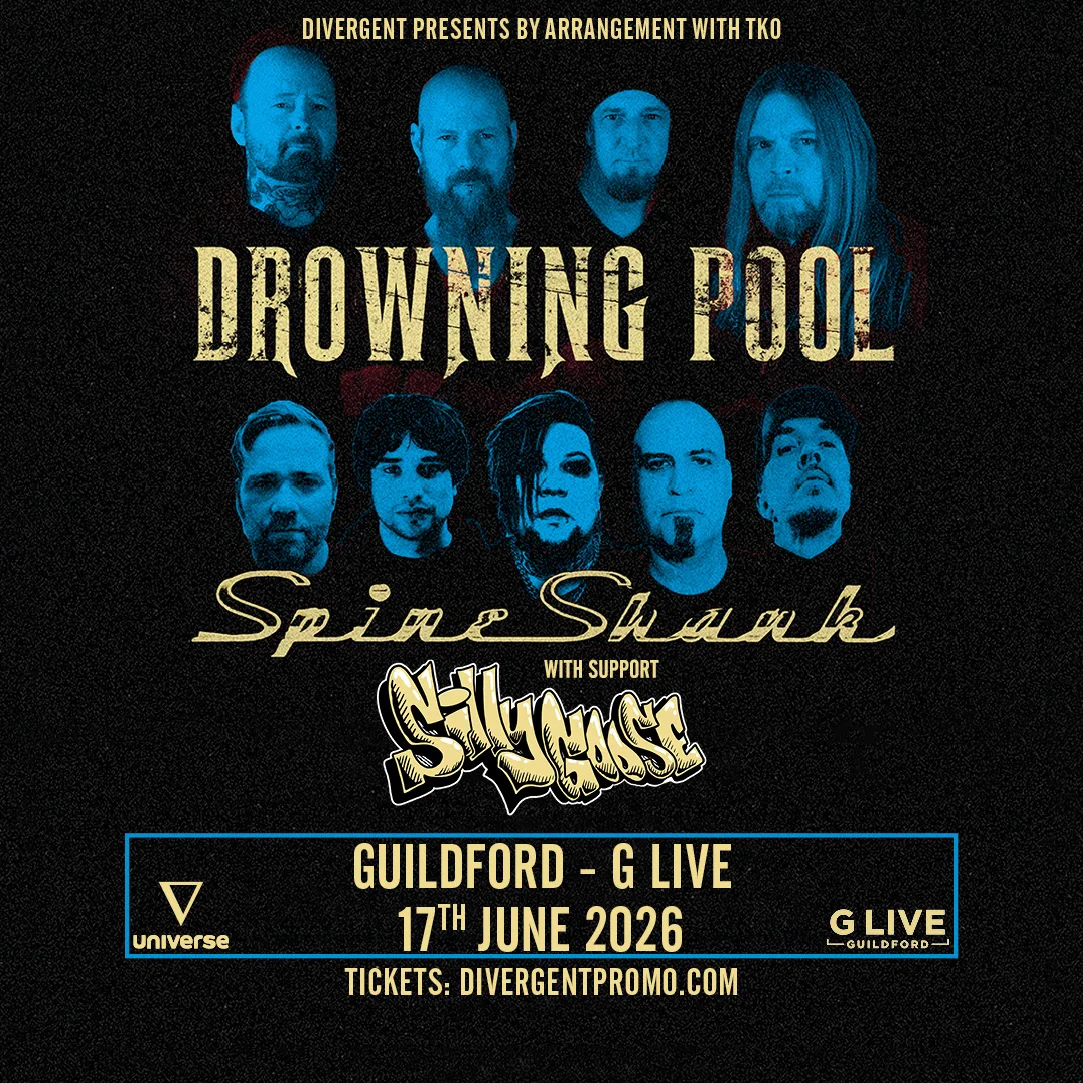 Event card thumbnail image for Drowning Pool + Spineshank 