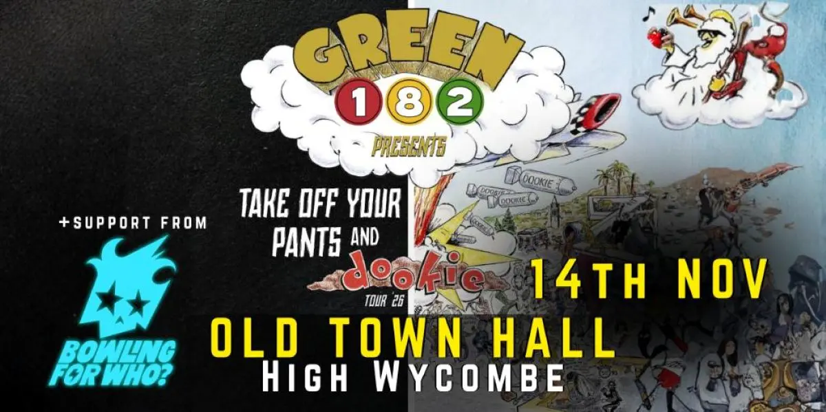 Hero image for GREEN 182 - Take Off Your Pants & Dookie Tour 2026! 
