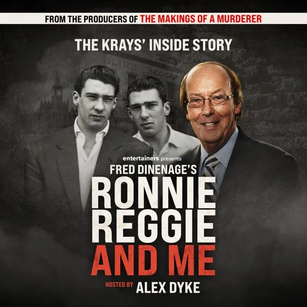 Event card thumbnail image for Ronnie, Reggie & Me With Fred Dinenage
