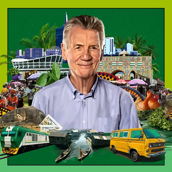 Hero image for homepage featuring An Evening With Michael Palin: In Nigeria 