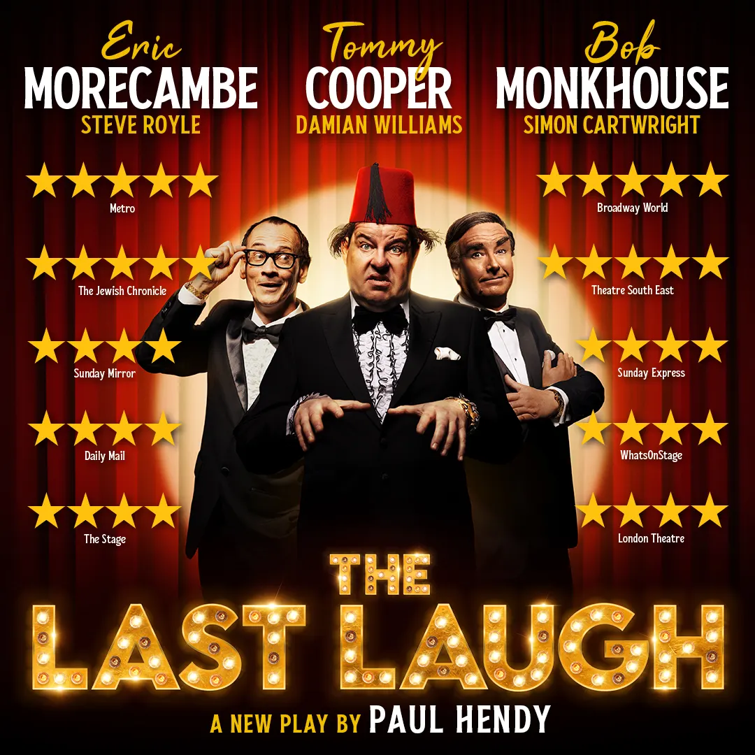 Hero image for homepage featuring The Last Laugh