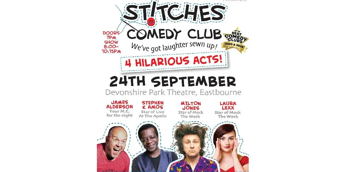 Hero image for Stitches Comedy Club - Stephen K Amos, Laura Lexx and Milton Jones