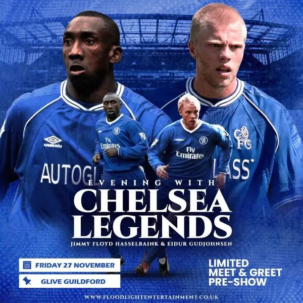 Hero image for An Audience With Jimmy Floyd Hasselbaink & Eidur Gudjohnsen