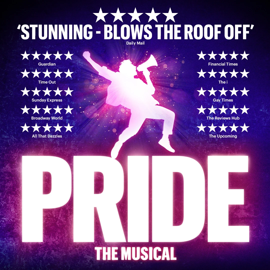 Hero image for homepage featuring Pride The Musical