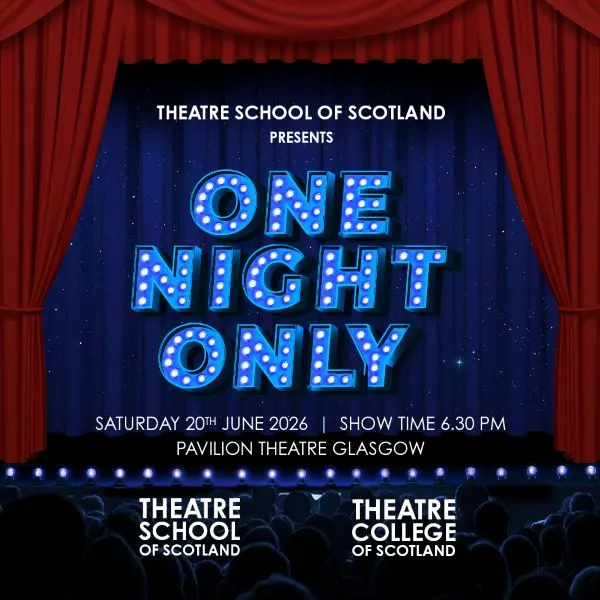 Event card thumbnail image for Theatre School of Scotland presents One Night Only