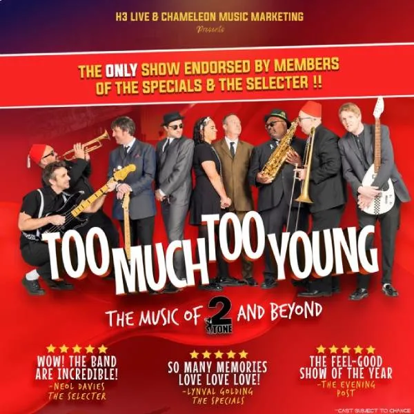Event card thumbnail image for Too Much Too Young 